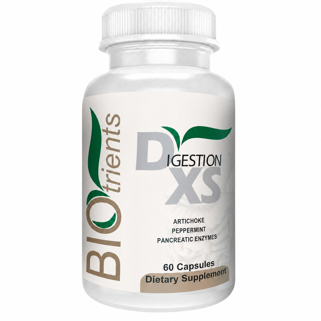NutriDIN Digestion XS bottle, front label